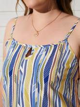 Plus Size Spaghetti Cut Out Sleeveless Cami